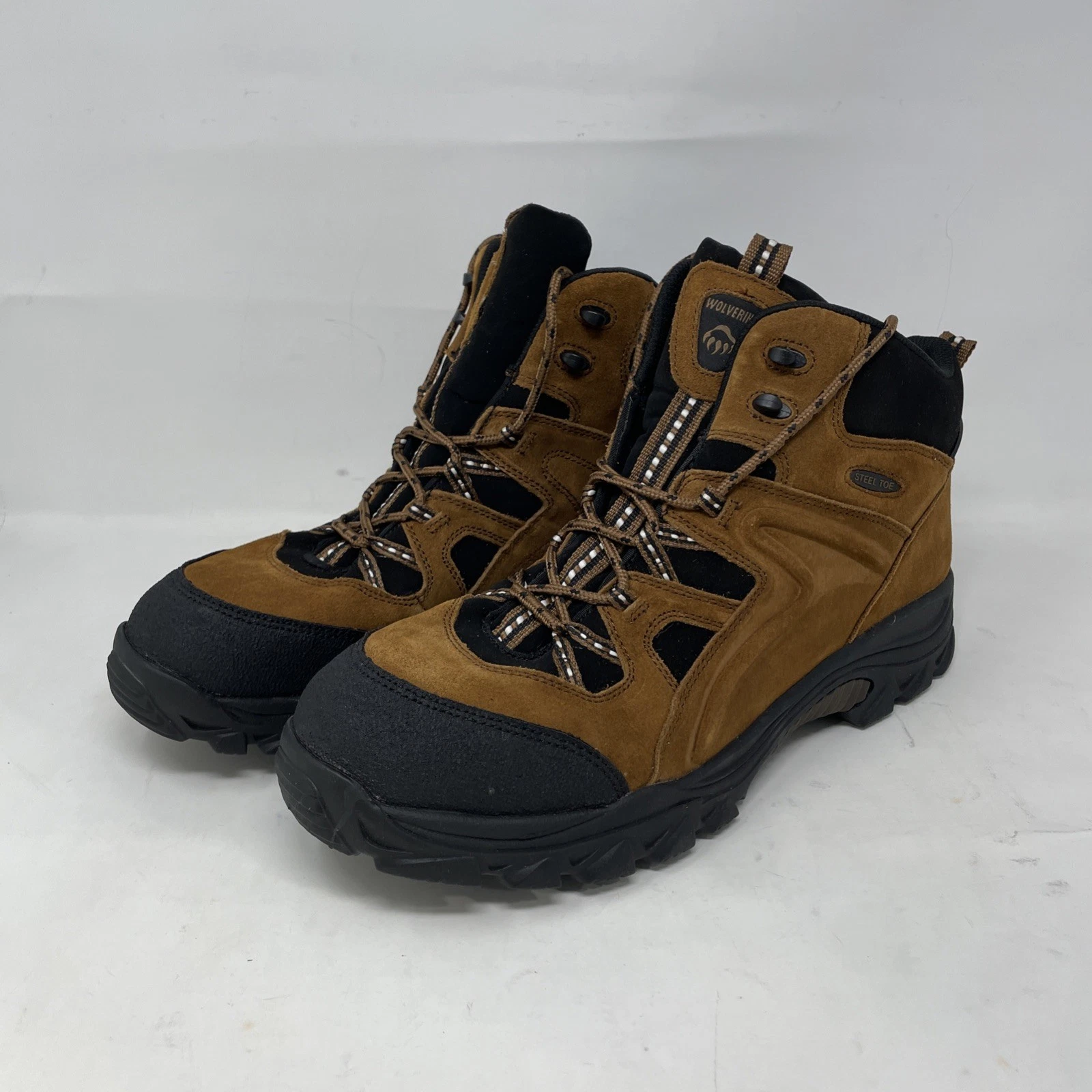 Wolverine Men's Brighton Steel Toe Hiker Dark Brown Boots Size Size 14M