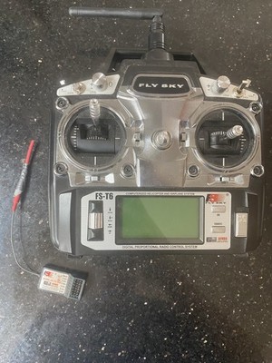 FlySky FS-T6 transmitter and receiver set (Untested See Description)
