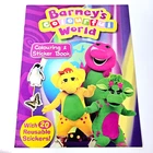 Barney's Colourful World Colouring Book No Stickers PB Free Postage