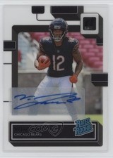 2022 Panini Clearly Donruss Rated Rookie Auto Velus Jones Jr #80 Auto 05jo