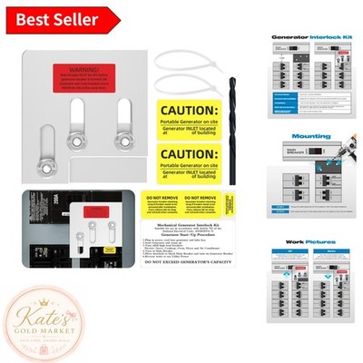 Safety-Enhanced Generator Interlock Kit   Easy Installation for Home Generators