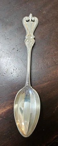 Antique  TOWLE Old Colonial Sterling Teaspoon 5 1/2"  Monogram W