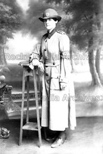 Nzz-21 WWI, Woman Of Women's Auxiliary Army Corps, Eastbourne, Sussex. Photo