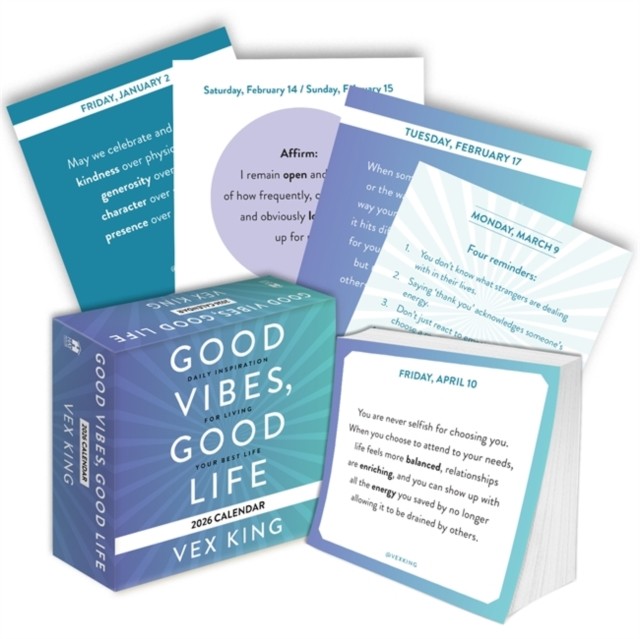 Good Vibes, Good Life Calendar 2026 by Vex King (Calendar)