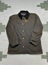 Barbour Ashby Jacket Mens Large Brown Cotton ...