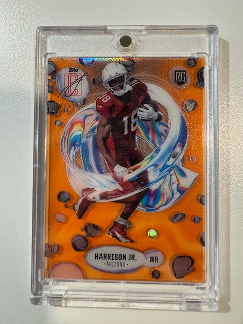 2024 Topps Signature Class Marvin Harrison Jr. Fluidity SP Orange #’d /50 #F-13