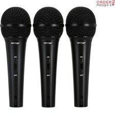 Microphone Set Dynamic Cardioid Vocal Instrument 3 Pack Live Studio Use