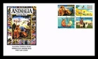 Australia Childrens Books Setenant Block First Day Cover