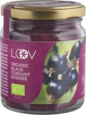 LOOV Organic Blackcurrant Powder (Pomace Powder), 100 g, High in Vitamin C, Mad