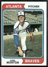 1974 Topps #244 Carl Morton