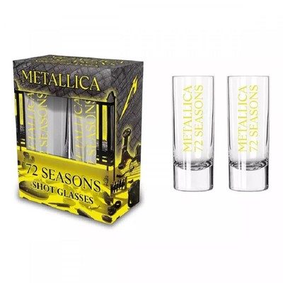METALLICA - 72 Seasons  2x Shotglas 2x Schnapsglas