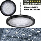 w/US Plug 500W UFO Led High Bay Light Commercial Industrial Warehouse Shop Light