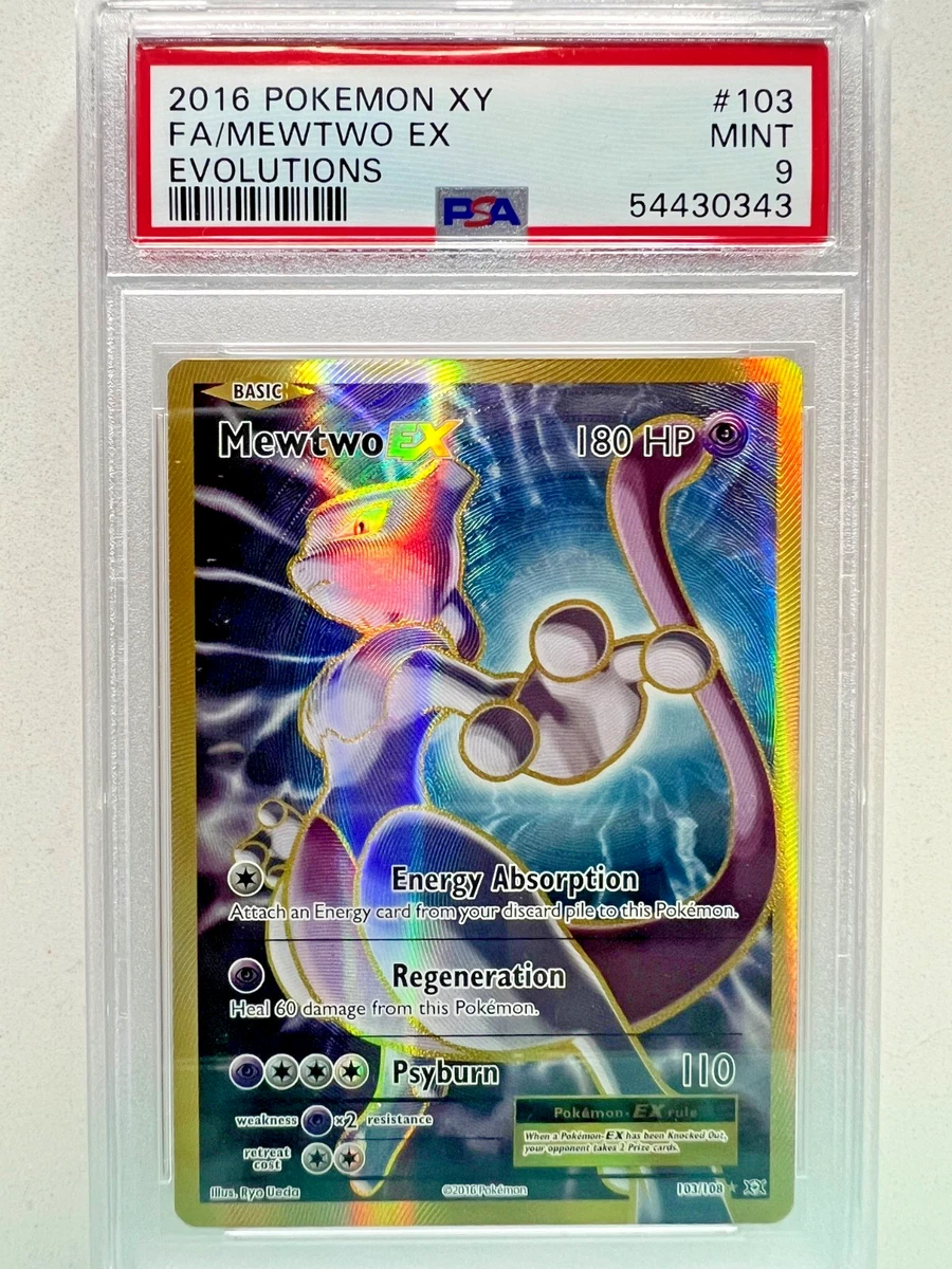 Mewtwo Pokémon TCG Evolutions Near Mint or Better Individual