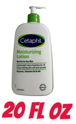 Cetaphil Moisturizing Lotion 20 Fl oz, Normal To Dry Skin W/ AVOCADO OIL