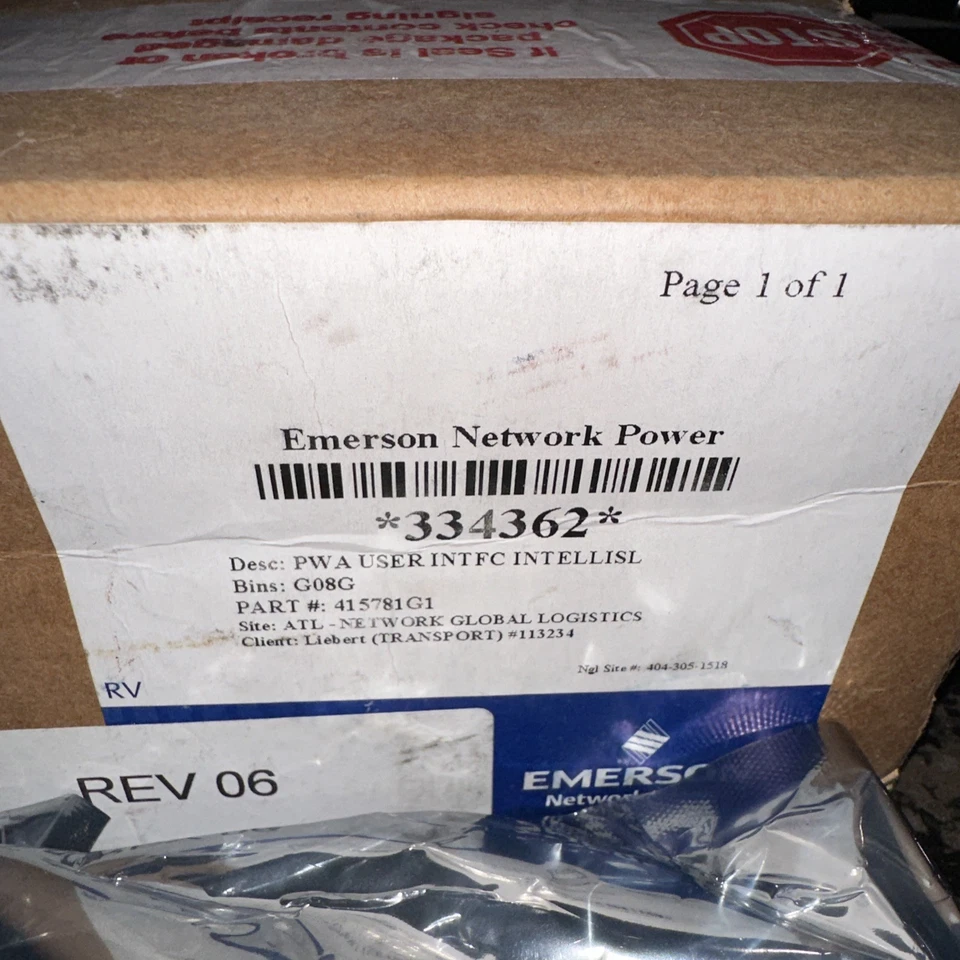 Liebert Nfinity UPS User Interface Communication Card. Part No 415781G1 - Image 2 of 4