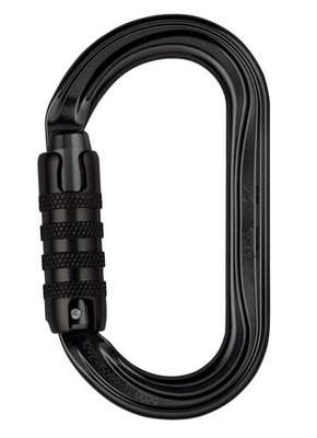 Petzl - OK Triact Lock schwarz Ovalkarabiner Klettern