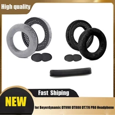 Ear Pads Cushion Headband for Beyerdynamic DT990 DT880 DT770 PRO Headsets Cover