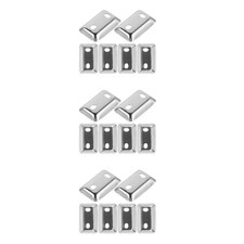 18 pcs Bathroom Towel Bar Hardware: 1.7x1.1in Rectangle Mounting Plate - Wall