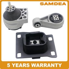 3pcs Engine Motor Trans Mount Set Fit For 2000-2004 Ford Focus 2.0l Dohc
