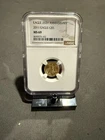 2011 GOLD 1/10 OZ EAGLE G$5 NGC MS69 EAGLE 25TH ANNIVERSARY