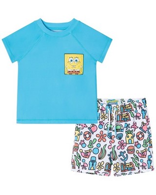 Andy & Evan X Spongebob Squarepants  Rashguard Set