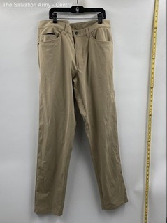 Lululemon Mens Tan 5 Pocket Design Golf Straight Leg Chino Pants Size 32