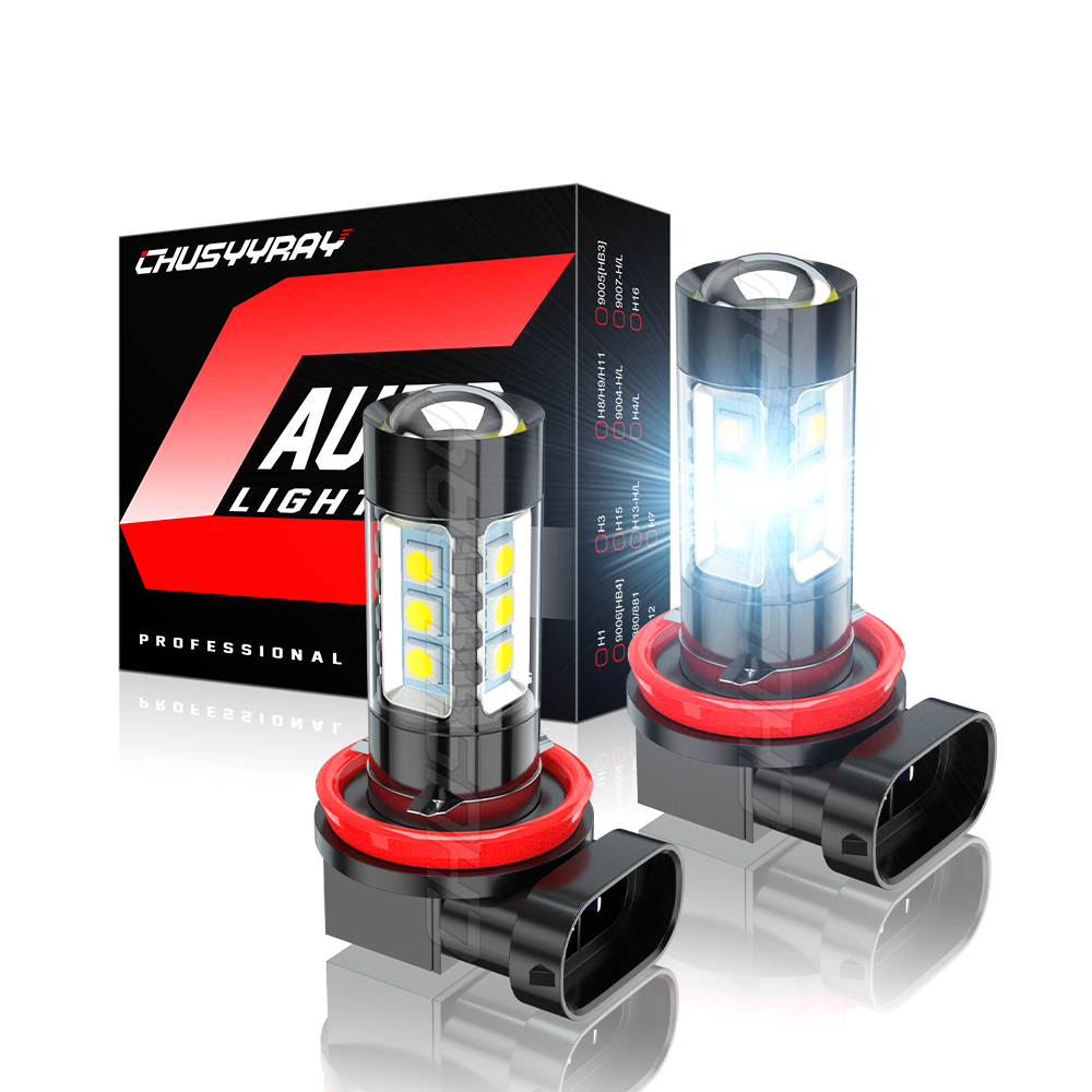 2pcs H11/H8/H9 Super White 6000k Fog Light Bulb FIT Nissan Altima