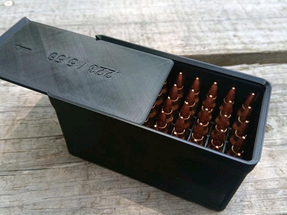 Stackable 5.56 / 2.23 Ammo Storage Case - Holds 50 Rounds | eBay