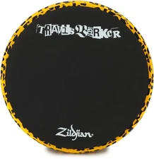 Zildjian Travis Barker Practice Pad - 6 inches, Orange Cheetah Print