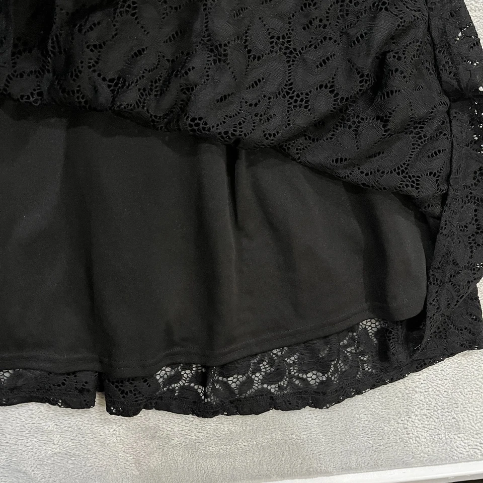 MISS MAY Retro Precioso Vestido de Ciudad Pequeño Forrado Encaje Noche Grunge Bruja Foto 4 de 4