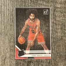 2019-20 Panini Clearly Donruss - Rated Rookie Variation Coby White #V56 (RC)