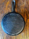 Vintage Wagner's 1891 Original 6 1/2 " Cast Iron Skillet