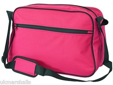 Shoulder Bag Messenger Handbag School College Work Tote Laptop Retro 80's Gift