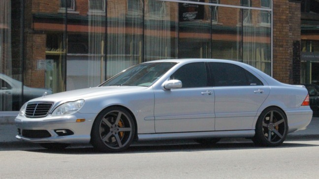 New Adjustable Lowering Links for 2005-06 Mercedes Benz W220 S55