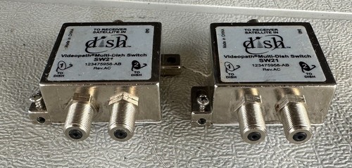 Lot of 2 Dish Network SW-21 Videopath Multi-Dish Switches 123475958-AB WORKING - Picture 3 of 3