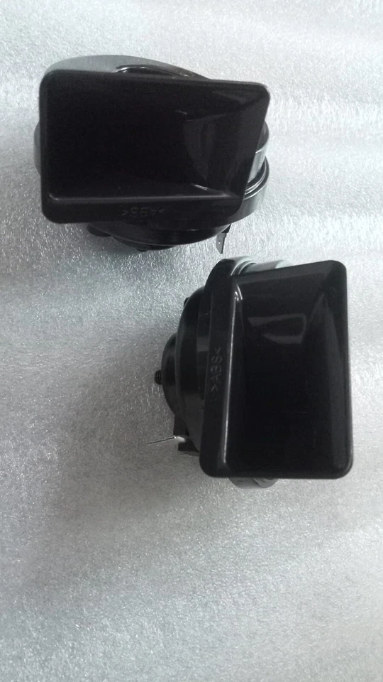 FIT FOR TRIUMPET TC16 HORN SOUND SET 12V PAIR HELLA BLACK PEARL - Image 4 of 4