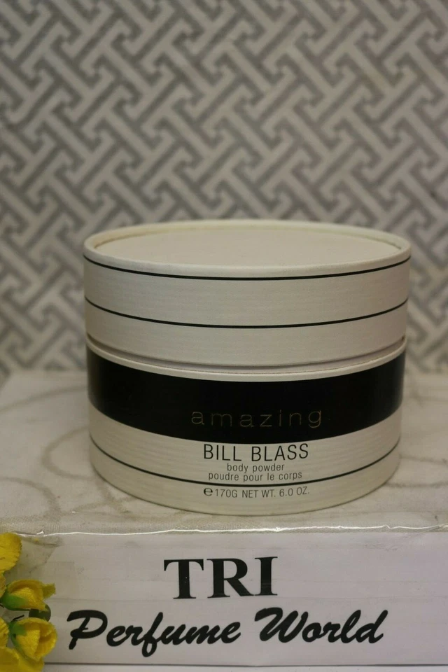 Amazing by Bill Blass * Polvo corporal 6,0 oz. GRANDE Y RARO  Foto 3 de 3