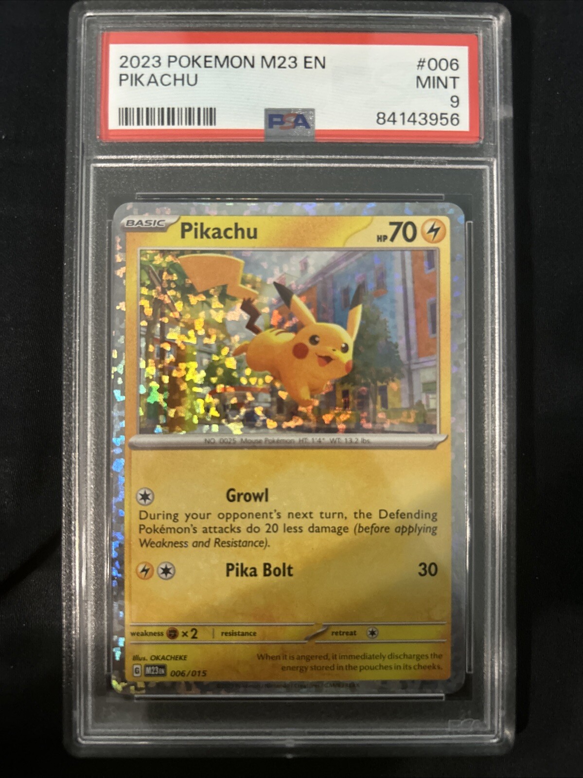 Pikachu 006/015 McDonald's Promos 2023 Holo