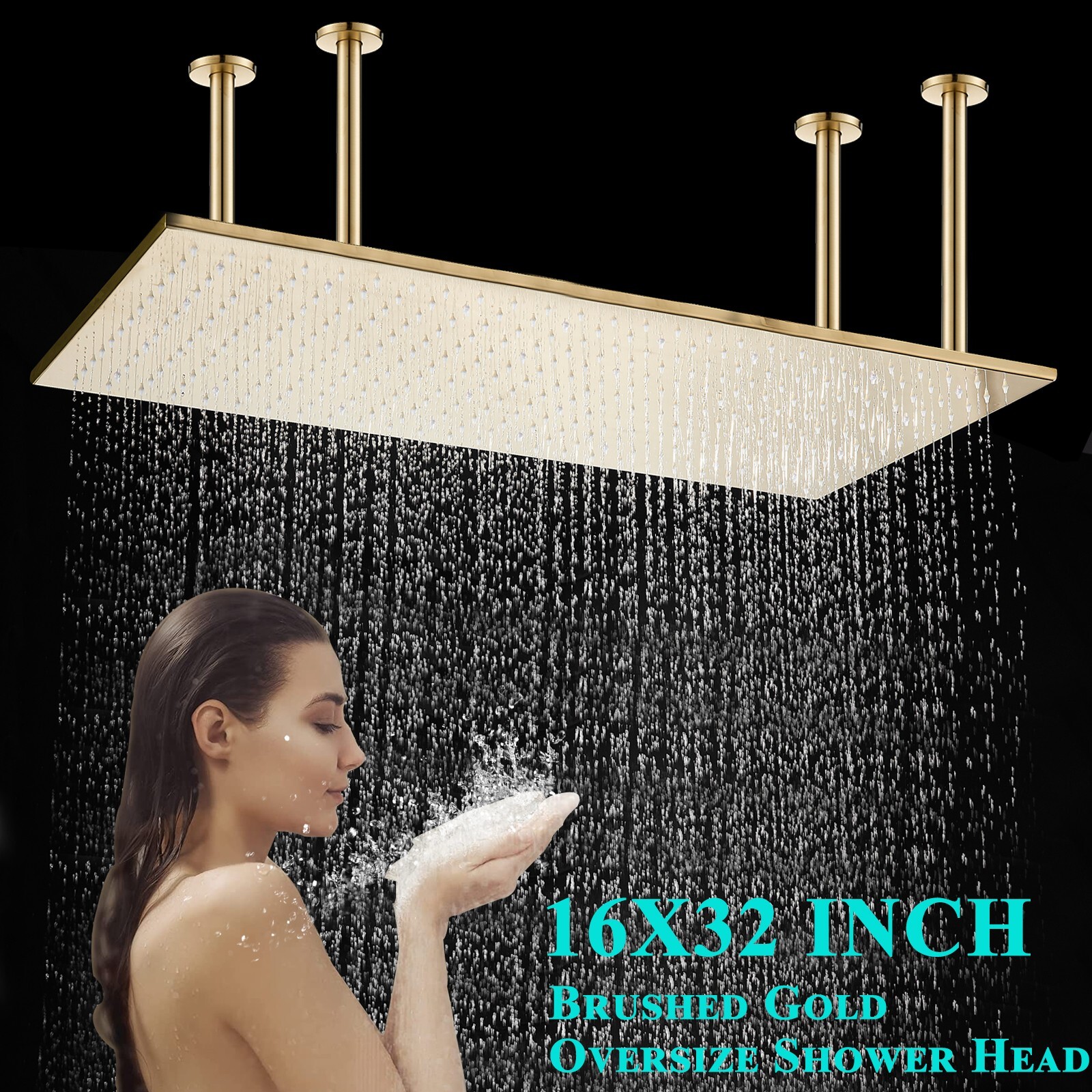 Ceiling Rain Shower Head Height Shelly Lighting