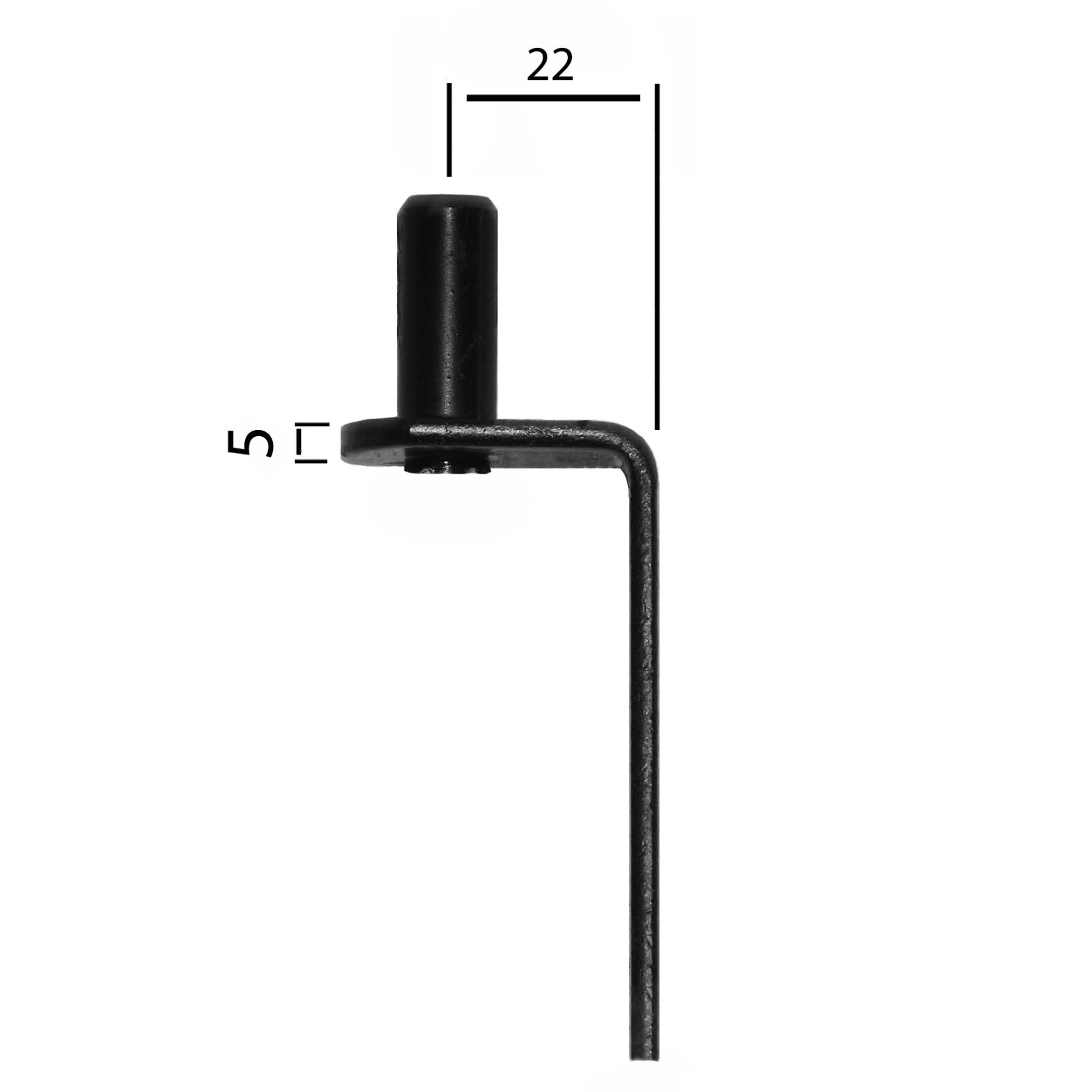 Angle Band Angle Strips Hinge Door Hinges 300 Black Wrought Iron 2