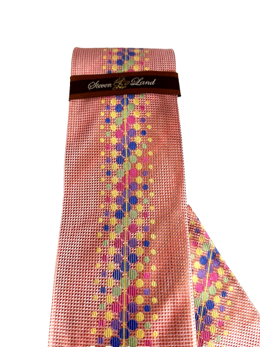Steven Land Big Knot Silk Tie | BW438 Brown main image 1