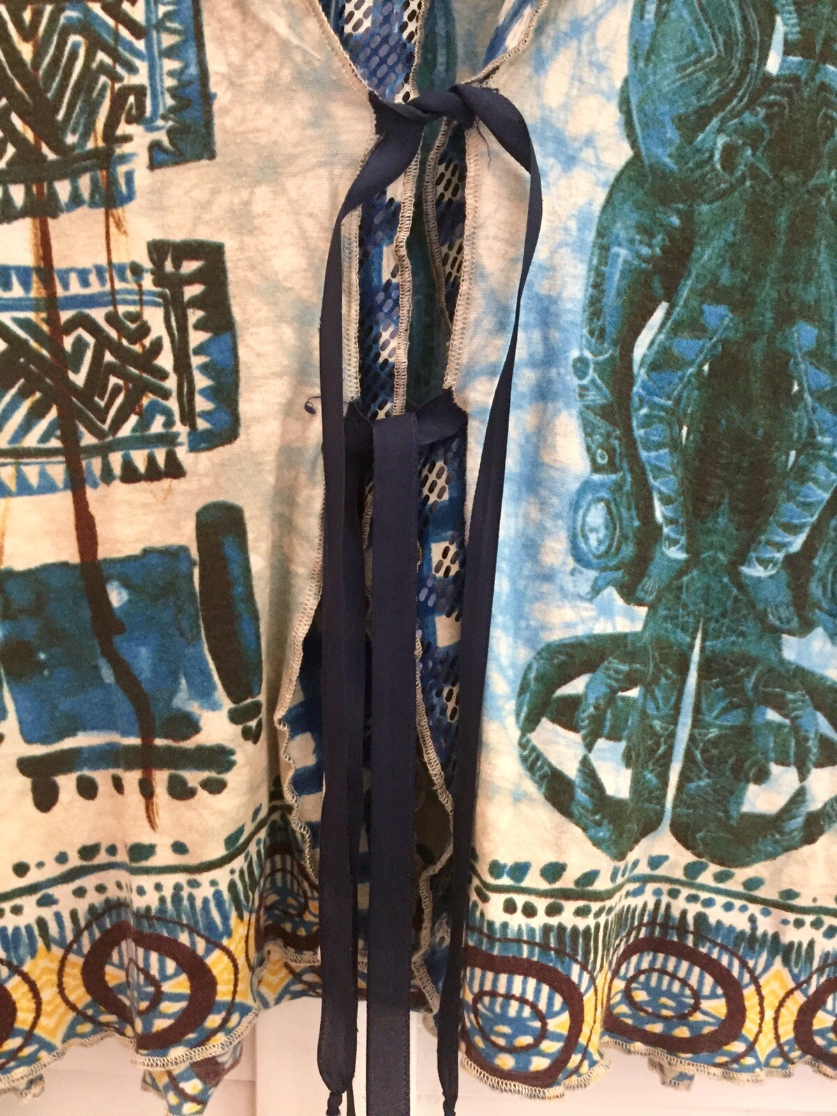 Jean Paul Gaultier Soleil  RARE Art Top Size Large Fuzzi EUC image 2