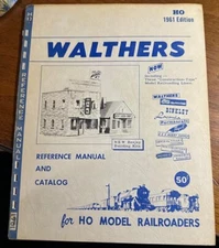 Walthers 1961 Edition Model Railroad Reference Book Catalog HO Scale