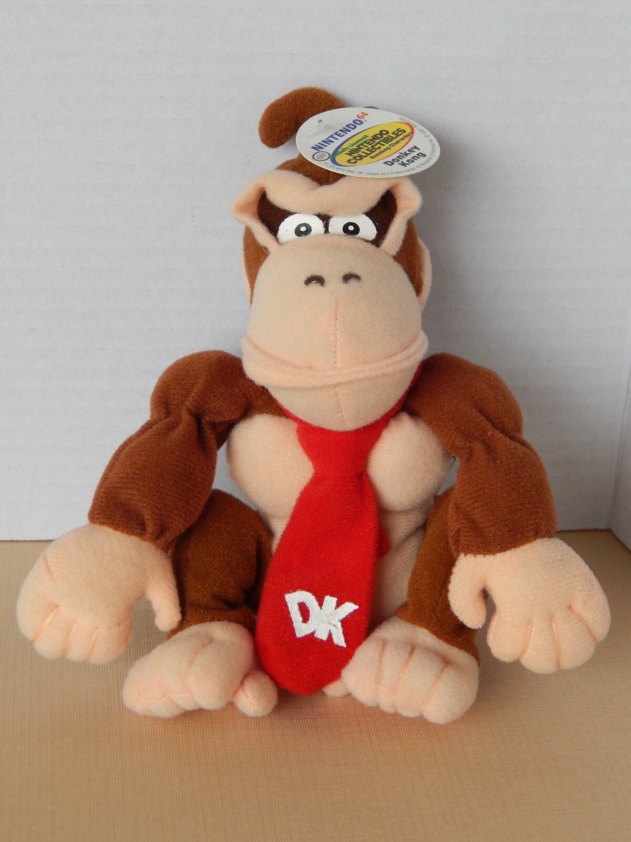 Donkey Kong Plush Nintendo 64 Collectible 1997 BD&A Vintage w