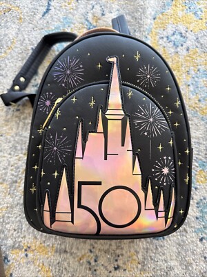 Walt Disney World 50th Anniversary Mini Loungefly Backpack  display picture 2