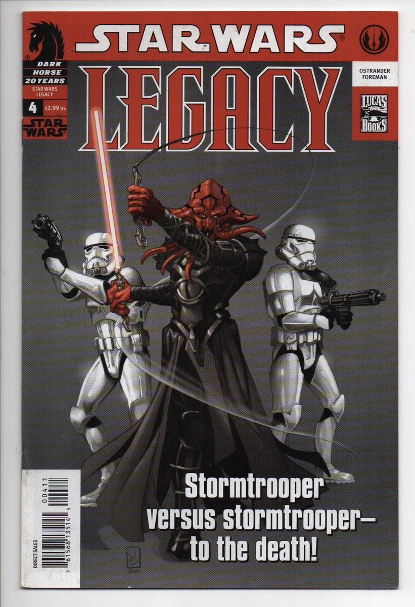 Star Wars Legacy 4 Dark Horse Comic 1st Appearance Darth Maleval Anson  Trask | eBay