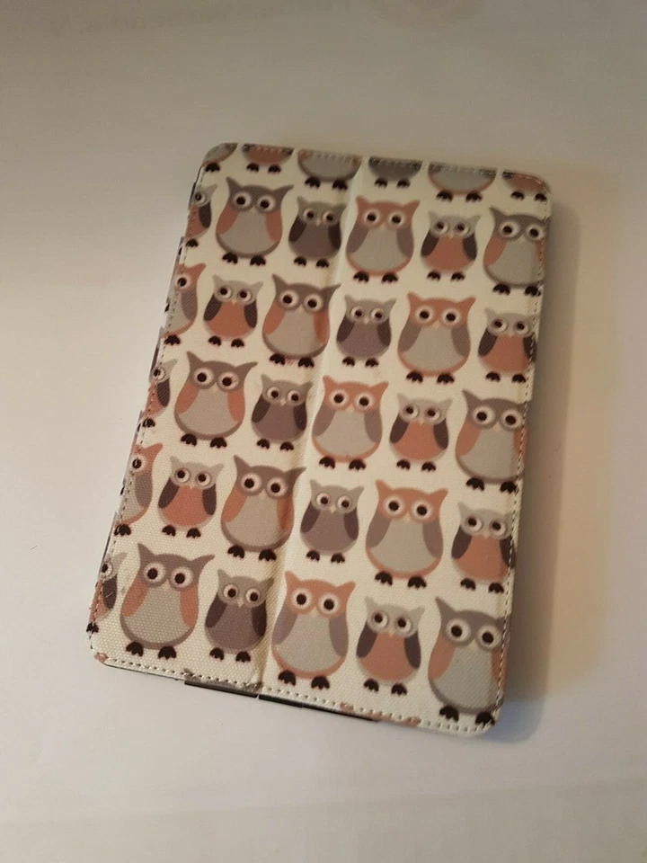 + Schutzhülle mit Klappdeckel, Tasche, Hülle, Eule für IPAD, unbenutzt, OVP +