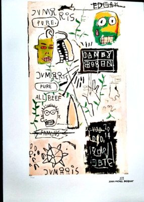 Jean-Michel Basquiat -Limitierte Auflage - 70x50cm - Nr.55/300