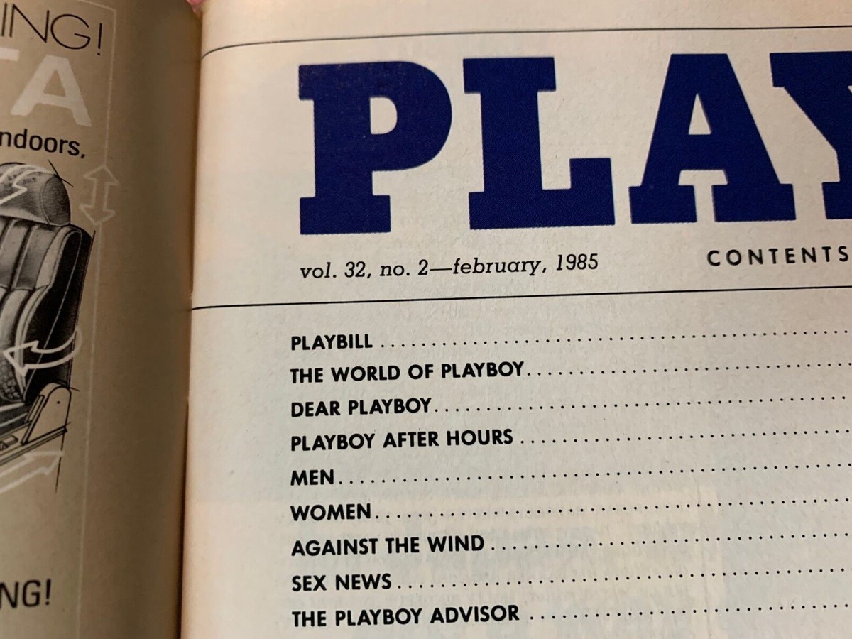 Vintage 1985 Playboy Magazine Back Issues Each Sold Separately | eBay