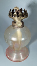 Oil Lamp with No Chimney Globe 7 Inches Tall ...